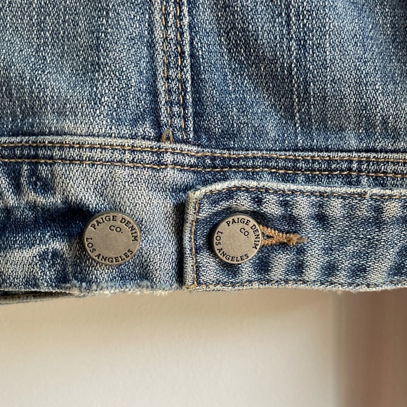 EUC Paige denim jacket in xs - Picture 5 of 11